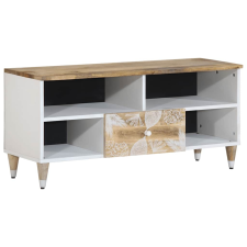 vidaXL tömör mangófa TV-szekrény100x33,5x46 cm bútor