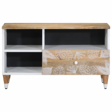 vidaXL tömör mangófa TV-szekrény80x33,5x46 cm (4018681) bútor