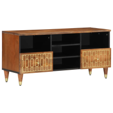 vidaXL tömör mangófa TV-szekrény 100 x 33 x 46 cm bútor