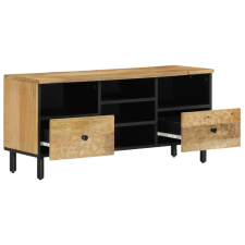 vidaXL tömör mangófa TV-szekrény 100 x 33 x 46 cm (356909) bútor
