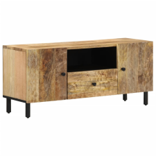 vidaXL tömör mangófa TV-szekrény 105 x 33 x 46 cm bútor