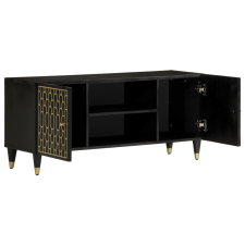 vidaXL tömör mangófa TV-szekrény 105 x 33 x 46 cm bútor