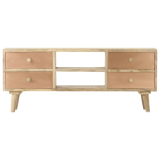 vidaXL tömör mangófa TV-szekrény 110 x 30 x 45 cm (287874) bútor