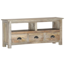 vidaXL tömör mangófa TV-szekrény 110 x 30 x 50 cm bútor