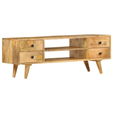 vidaXL tömör mangófa TV-szekrény 110 x 35 x 40 cm bútor