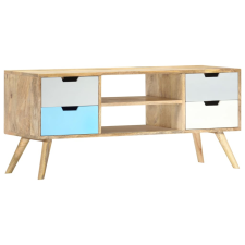vidaXL tömör mangófa TV-szekrény 110 x 35 x 48 cm bútor