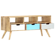 vidaXL tömör mangófa TV-szekrény 110 x 35 x 48 cm (286484) bútor