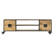vidaXL tömör mangófa TV-szekrény 130 x 30 x 39 cm (286377) bútor
