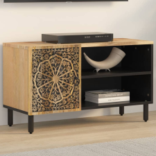 vidaXL tömör mangófa TV-szekrény 80 x 31 x 46 cm bútor