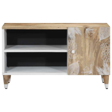 vidaXL tömör mangófa TV-szekrény 80x31,5x46 cm (4018679) bútor