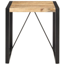 vidaXL tömör nyers mangófa étkezőasztal 70 x 70 x 75 cm (321596) bútor