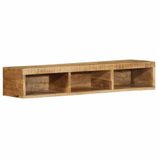 vidaXL tömör nyers mangófa falra szerelhető TV-szekrény 100x30x19 cm bútor
