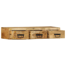 vidaXL tömör nyers mangófa falra szerelhető TV-szekrény 100x30x19 cm (4017464) bútor