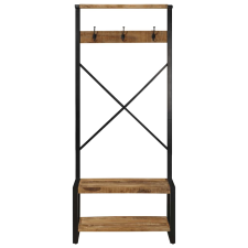 vidaXL tömör nyers mangófa ruhatartó állvány 80x40x190 cm (4015961) bútor