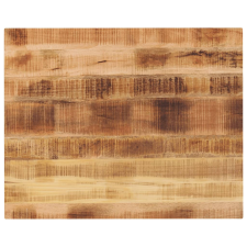 vidaXL tömör nyers mangófa téglalap alakú asztallap 100x80x2,5 cm bútor