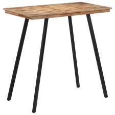 vidaXL tömör tíkfa bárasztal 110 x 55 x 105 cm bútor