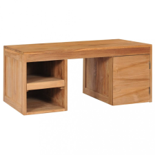 vidaXL tömör tíkfa dohányzóasztal 90 x 50 x 40 cm bútor