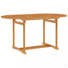 vidaXL Tömör tíkfa kerti asztal 150 x 90 x 75 cm kerti bútor