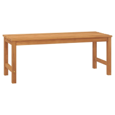 vidaXL tömör tíkfa kerti pad 114 cm kerti bútor