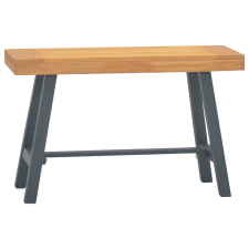 vidaXL tömör tíkfa pad 80 cm bútor