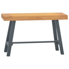 vidaXL tömör tíkfa pad 80 cm bútor