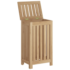vidaXL tömör tíkfa szennyestartó 35 x 25 x 60 cm (340758) bútor