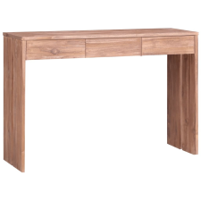 vidaXL tömör tíkfa tálalóasztal 110 x 35 x 75 cm bútor