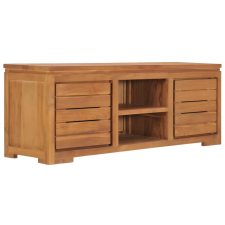 vidaXL tömör tíkfa TV-szekrény 110 x 30 x 40 cm bútor