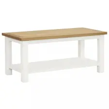 vidaXL Tömör tölgyfa dohányzóasztal 90 x 45 x 40 cm bútor