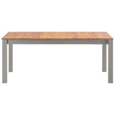 vidaXL tömör tölgyfa étkezőasztal 180 x 90 x 74 cm (247847) bútor