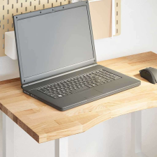 vidaXL tömör tölgyfa téglalap alakú asztallap kezeletlen 80x50x2,5cm bútor
