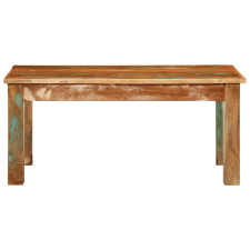 vidaXL tömör újrahasznosított fa dohányzóasztal 100 x 55 x 45 cm (352017) bútor