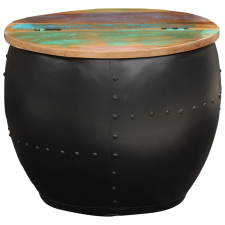 vidaXL tömör újrahasznosított fa dohányzóasztal 53 x 43 cm (287483) bútor