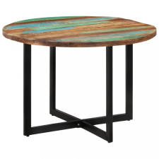 vidaXL tömör újrahasznosított fa étkezőasztal 110 x 75 cm bútor