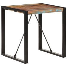 vidaXL tömör újrahasznosított fa étkezőasztal 70 x 70 x 75 cm bútor