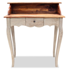 vidaXL tömör újrahasznosított fa íróasztal 80 x 40 x 92 cm (244503) bútor