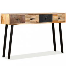 vidaXL tömör újrahasznosított fa tálalóasztal 120 x 30 x 76 cm bútor