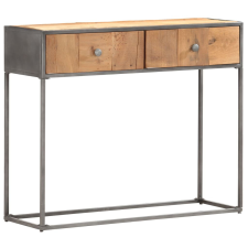 vidaXL tömör újrahasznosított fa tálalóasztal 90 x 30 x 75 cm bútor