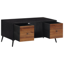 vidaXL tömör újrahasznosított tíkfa dohányzóasztal 90 x 50 x 41 cm (358527) bútor