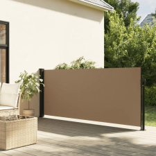 vidaXL tópszínű behúzható oldalsó napellenző 120 x 500 cm kerti bútor