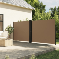 vidaXL tópszínű behúzható oldalsó napellenző 180 x 1000 cm kerti bútor