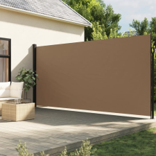 vidaXL Tópszínű behúzható oldalsó napellenző 200 x 500 cm kerti bútor