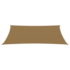 vidaXL tópszínű HDPE napvitorla 160 g/m² 2 x 4 m kerti bútor