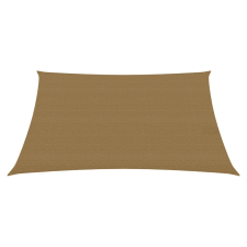 vidaXL tópszínű HDPE napvitorla 160 g/m² 3 x 3 m kerti bútor