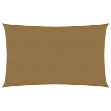 vidaXL Tópszínű HDPE napvitorla 160 g/m² 3 x 6 m kerti bútor