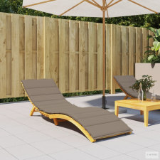 vidaXL Tópszínű oxford szövet napozóágy párna 200 x 70 x 3 cm kerti bútor