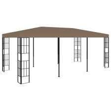 vidaXL tópszínű pavilon 6 x 3 m kerti bútor