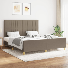 vidaXL tópszínű szövet ágykeret fejtámlával 180 x 200 cm ágy és ágykellék