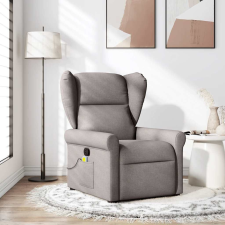 vidaXL tópszínű szövet dönthető masszázsfotel masszázsfotel