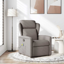 vidaXL tópszínű szövet dönthető masszázsfotel (4015593) masszázsfotel